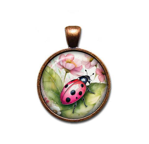 Watercolor Style Ladybug