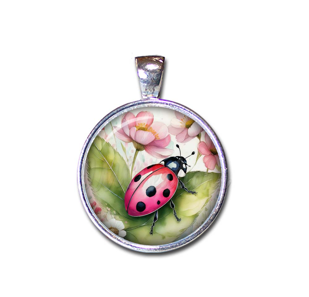 Watercolor Style Ladybug