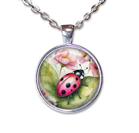 Watercolor Style Ladybug