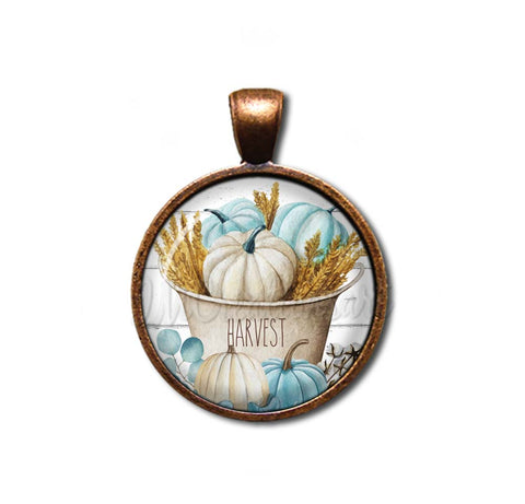 Autumn Harvest Blue Tan