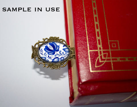 Pretty Gzhel Florals