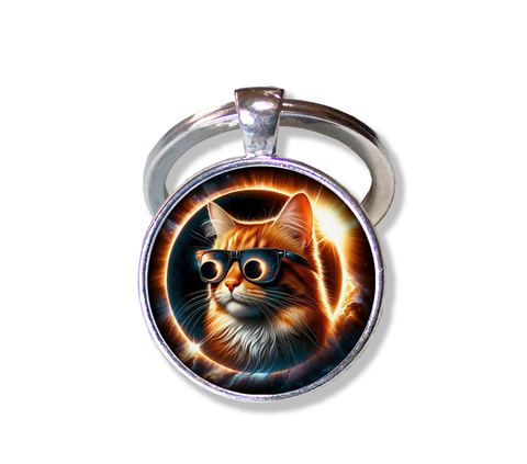 Total Solar Eclipse Tabby Cat