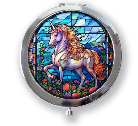 Faux Stained Glass Unicorn
