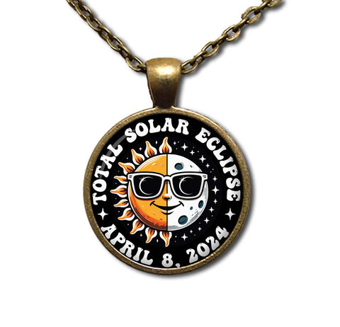 Total Solar Eclipse Sun Moon April 8, 2024