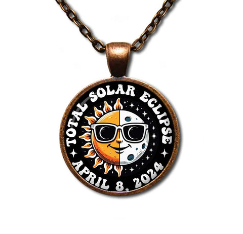 Total Solar Eclipse Sun Moon April 8, 2024