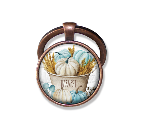 Autumn Harvest Blue Tan