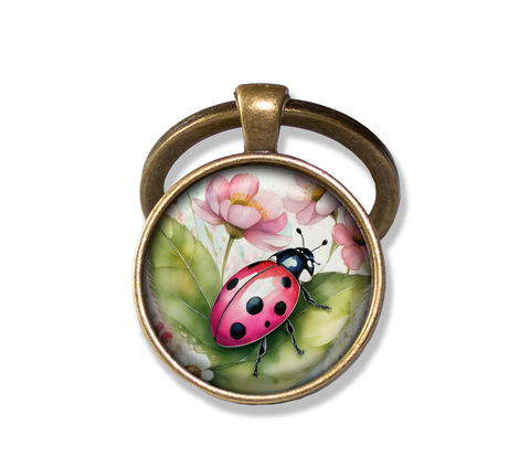 Watercolor Style Ladybug