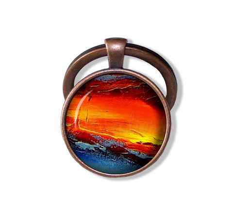 Volcanic Lava Pattern Style Nature