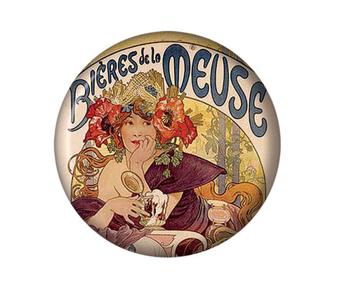 Vintage French Ad Beer Mucha