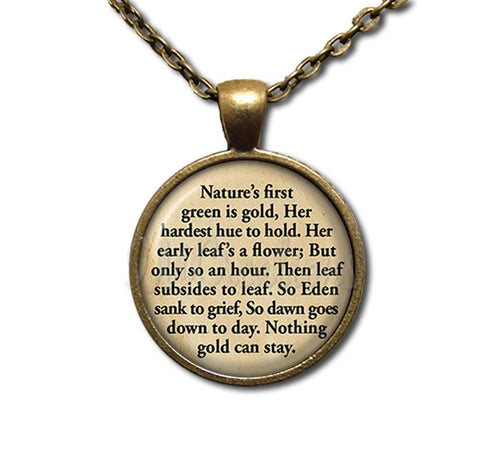 Robert Frost Nothing Gold Can Say