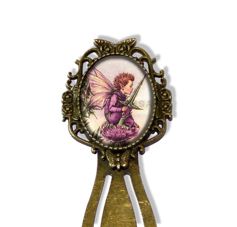 Vintage Art Thistle Fairy
