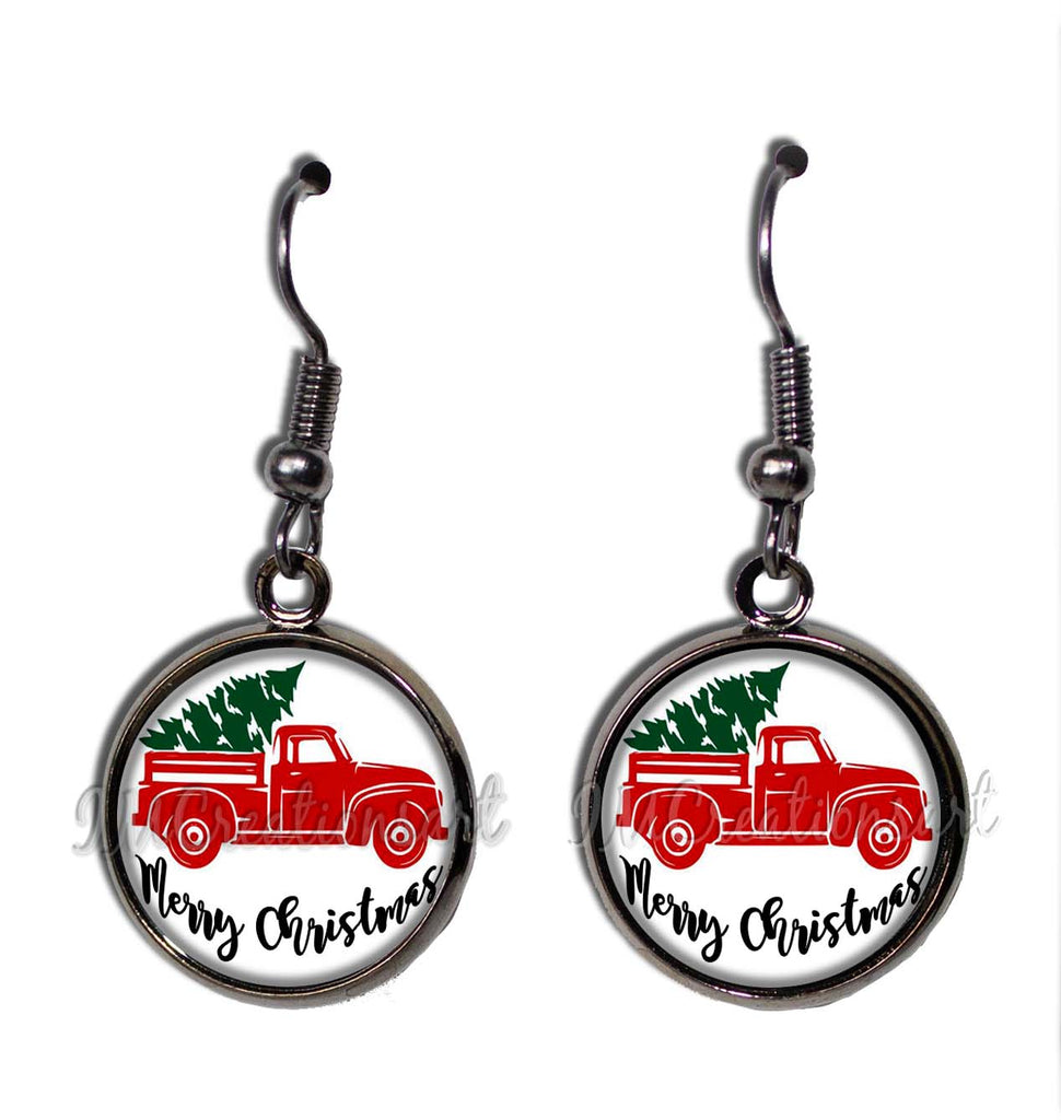 Red Truck Christmas Tree Farmhouse