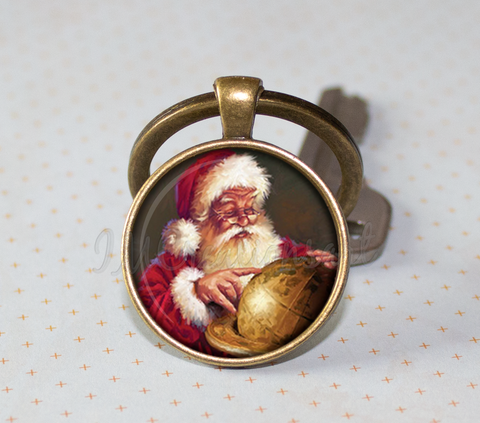 Vintage Santa and Globe