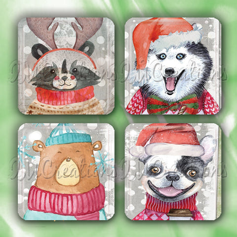 Winter Christmas Animals Collection