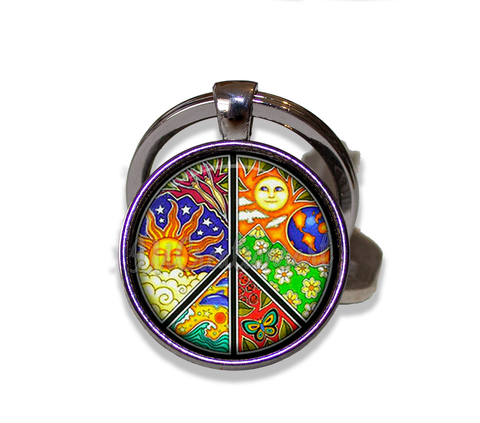 Peace Sign Bright Retro