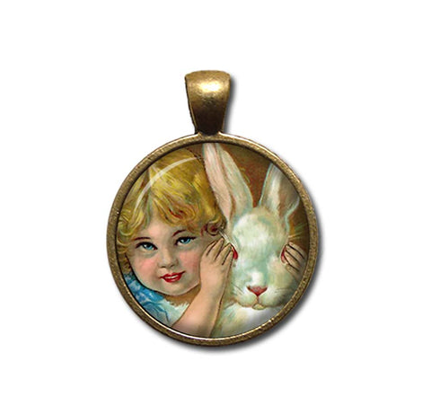 Vintage Easter Bunny Peek A Boo
