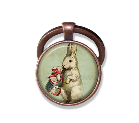 Vintage Easter Bunny with Basket