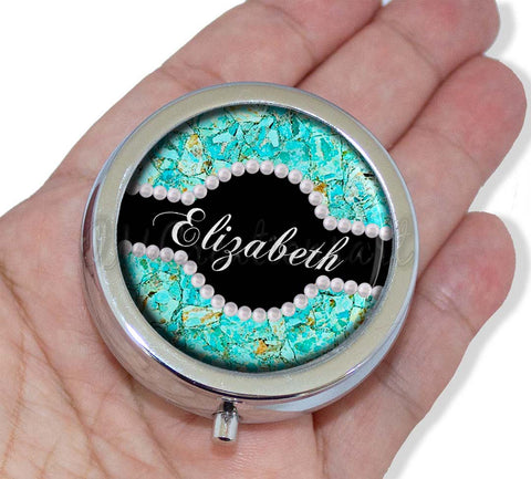 PERSONALIZED Name Turquoise Pearl