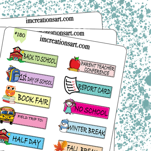 Hand-drawn Planner Stickers