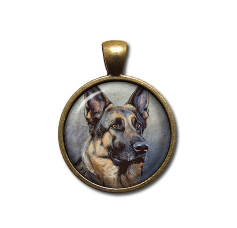 Stoic German Shepherd