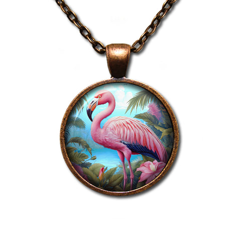 Tropical Pink Flamingo