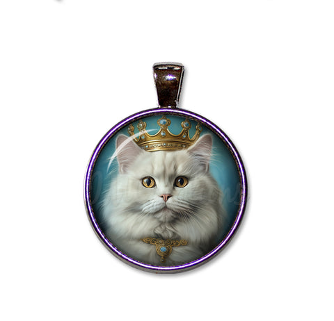 Persian Cat with Crown
