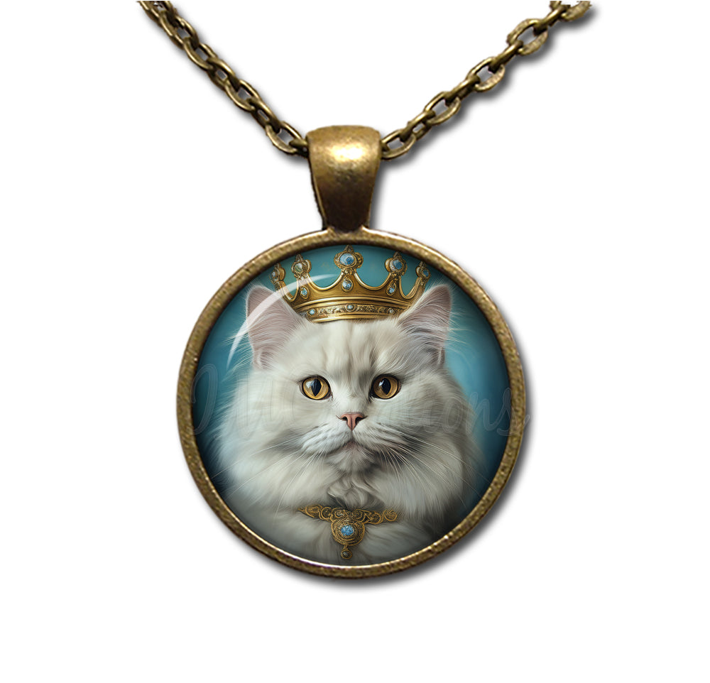 Persian Cat with Crown