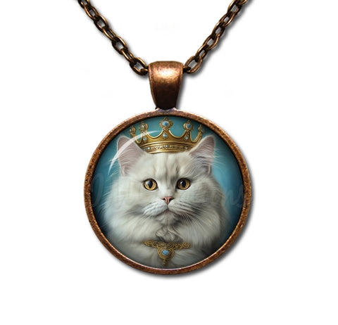 Persian Cat with Crown