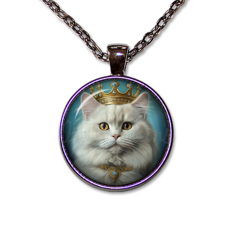 Persian Cat with Crown