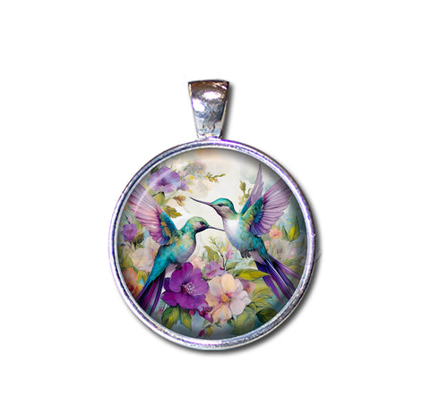 Couple of Hummingbirds [Purple Blues]
