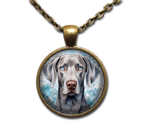 Blue Eyed Weimaraner