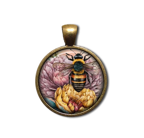 Vintage Florals and Bee