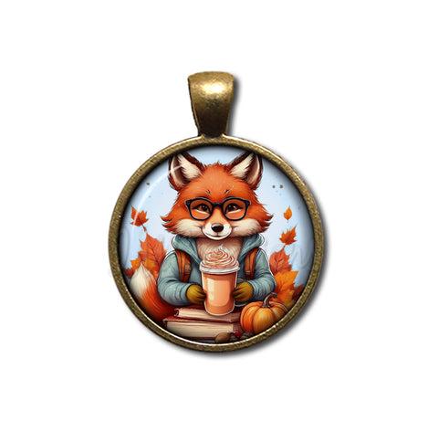 Autumn Fox with Pumpkin Latte