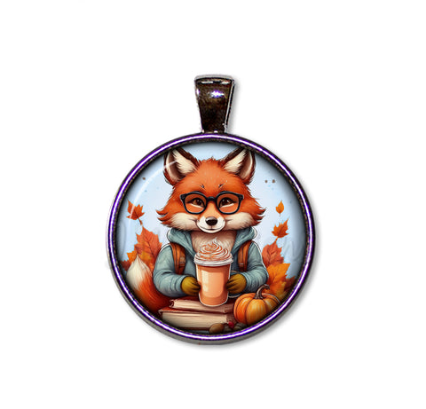 Autumn Fox with Pumpkin Latte
