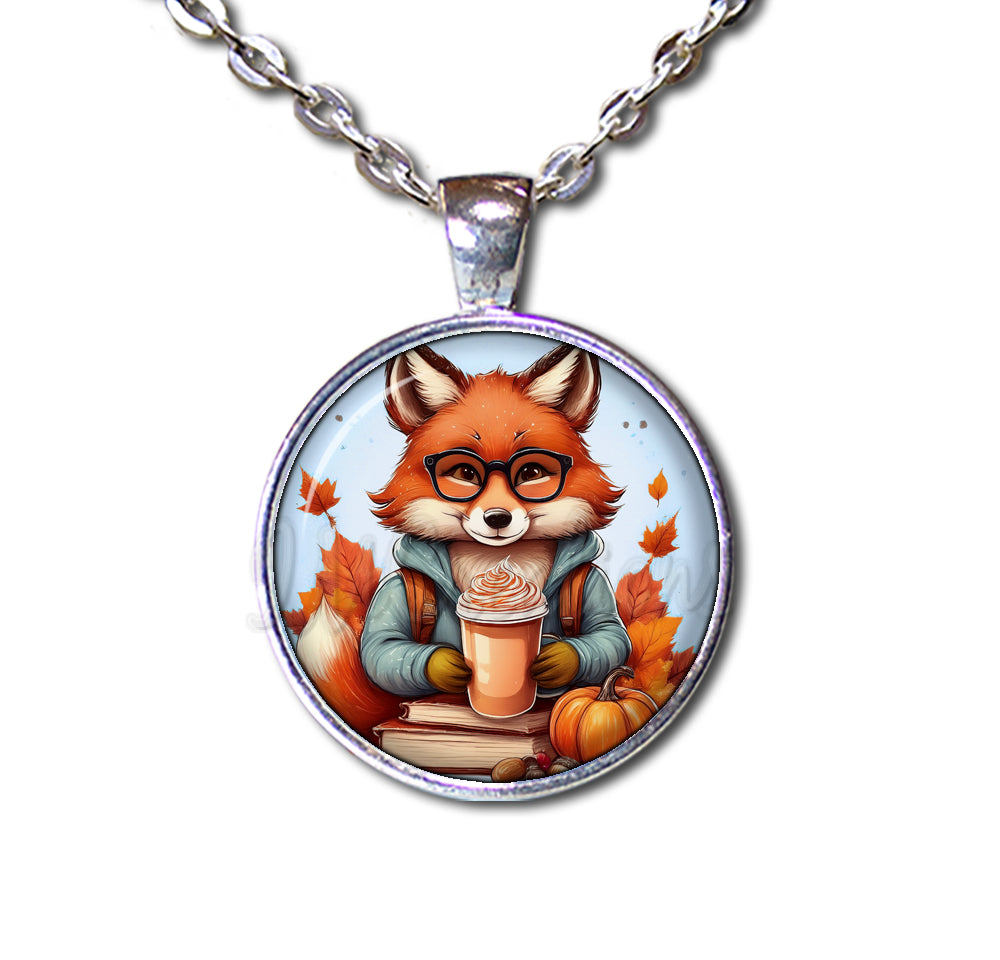 Autumn Fox with Pumpkin Latte