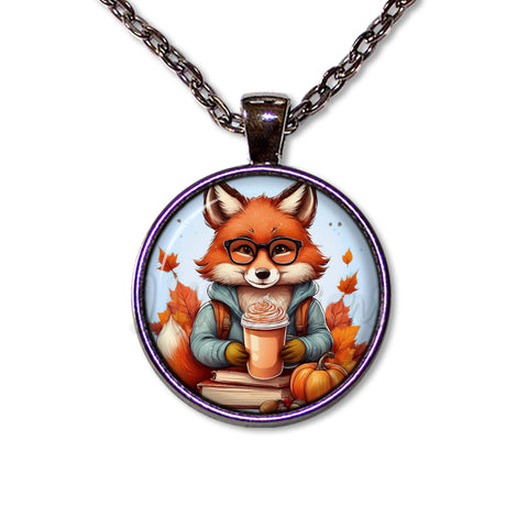 Autumn Fox with Pumpkin Latte