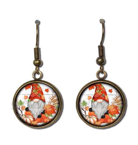 Autumn Theme Gnome [earrings]