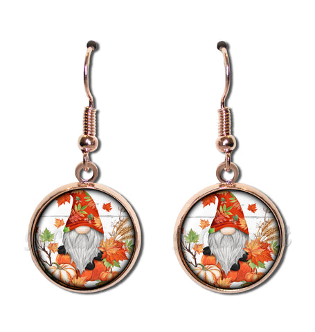 Autumn Theme Gnome [earrings]