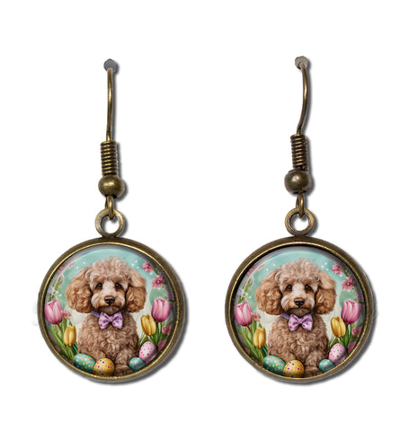 Sweet Easter Poodle Dog