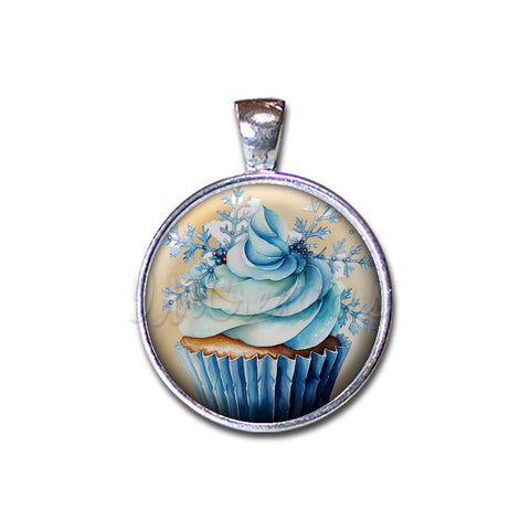 Cupcake Lovers Blue Winter Snowflake