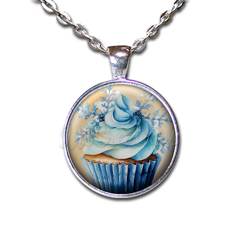 Cupcake Lovers Blue Winter Snowflake