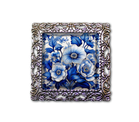 Beautiful Delft Style Flowers