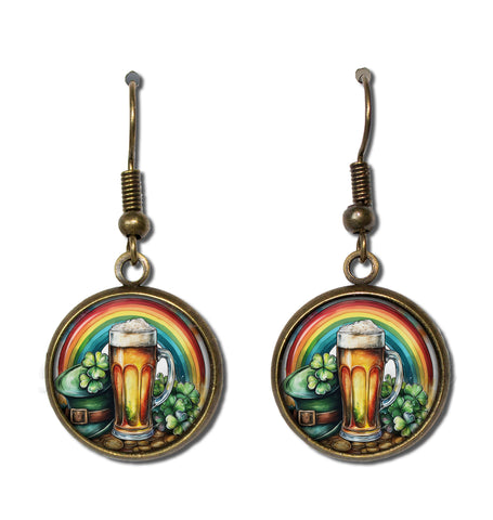 St. Patrick's Day Irish Beer and Rainbow