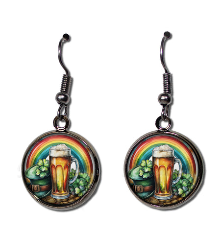 St. Patrick's Day Irish Beer and Rainbow