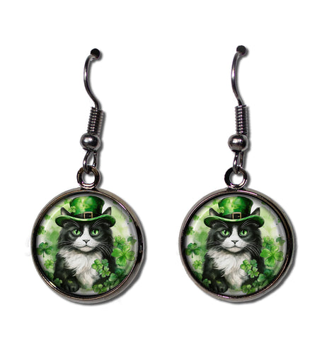 St. Patrick's Tuxedo Cat Irish Hat