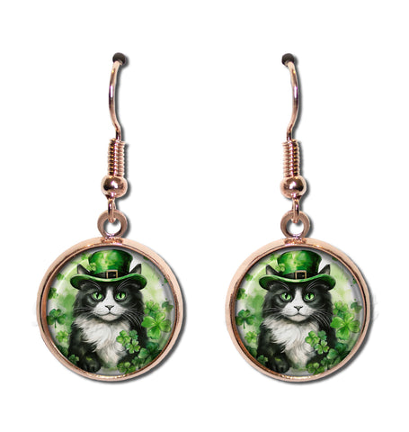 St. Patrick's Tuxedo Cat Irish Hat