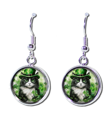St. Patrick's Tuxedo Cat Irish Hat