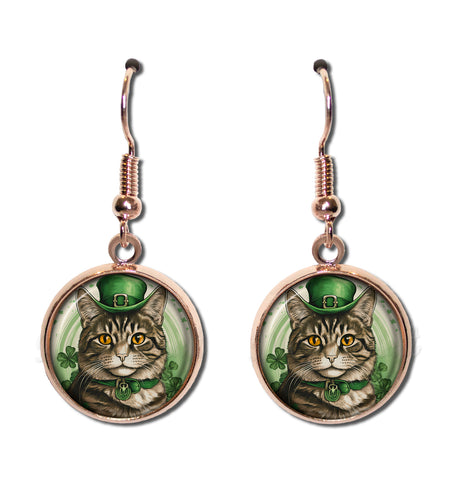 St. Patrick's Tabby Cat Irish Hat