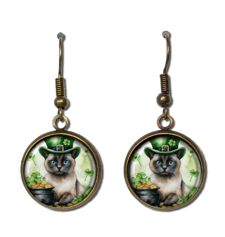 St. Patrick's Siamese Cat Irish Hat