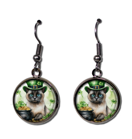 St. Patrick's Siamese Cat Irish Hat